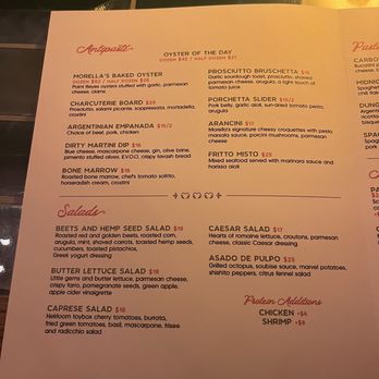 Morella - Menu - Italian Near Me - San Francisco, California