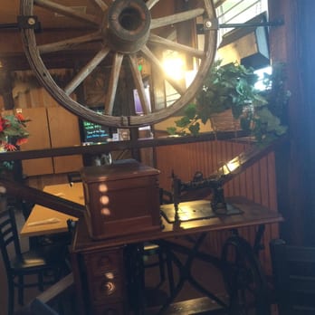 Cactus Jacks - Corner table with a view of the old sewing machine. - American Near Me - Rawlins, Wyoming Cactus Jacks - Corner table with a view of the old sewing machine. - American Near Me - Rawlins, Wyoming
