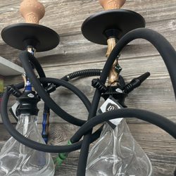 Luxe Smoke & Vape - Just a couple of our hookahs. We carry coals, shisha, and more!