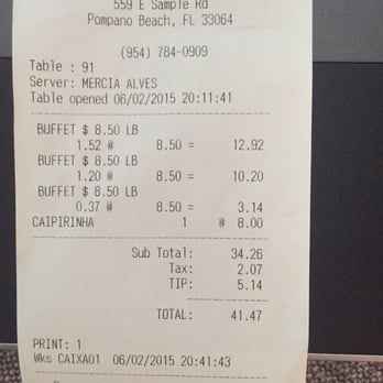 Feijao Com Arroz Restaurante - My check - Brazilian Near Me - Pompano Beach, Florida Feijao Com Arroz Restaurante - My check - Brazilian Near Me - Pompano Beach, Florida