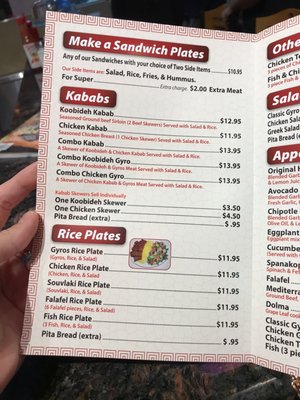 Menu photo 6 Gyros & More Turlock, CA