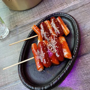 Urban Pocha - Rice rolls with sausage - Korean Near Me - Pasadena, California