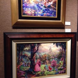 Thomas Kinkade Signature Gallery - The Little Mermaid and Sleeping Beauty.