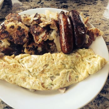 Daddypops - Ham and cheese omelette with a side of sausage - Diners Near Me - Hatboro, Pennsylvania Daddypops - Ham and cheese omelette with a side of sausage - Diners Near Me - Hatboro, Pennsylvania