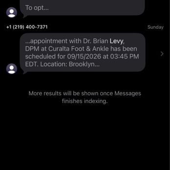 Starrett Podiatry - Confirmation of appointment that was cancelled without notifying me. - Podiatrists Near Me - Brooklyn, New York Starrett Podiatry - Confirmation of appointment that was cancelled without notifying me. - Podiatrists Near Me - Brooklyn, New York