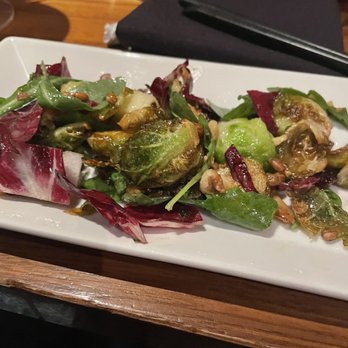 RED - Crispy Brussels Sprout Salad - Sushi Bars Near Me - Madison, Wisconsin RED - Crispy Brussels Sprout Salad - Sushi Bars Near Me - Madison, Wisconsin