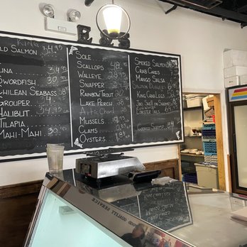 E & S Fish Company - Fish counter menu - Fish & Chips Near Me - St. Charles, Illinois
