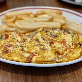Tick Tock Diner - ITALIAN OMELET- Sausage & Pepper, Mushroom, Mozzarella, Tomato & Basil - Diners Near Me - Clifton, New Jersey Tick Tock Diner - ITALIAN OMELET- Sausage & Pepper, Mushroom, Mozzarella, Tomato & Basil - Diners Near Me - Clifton, New Jersey
