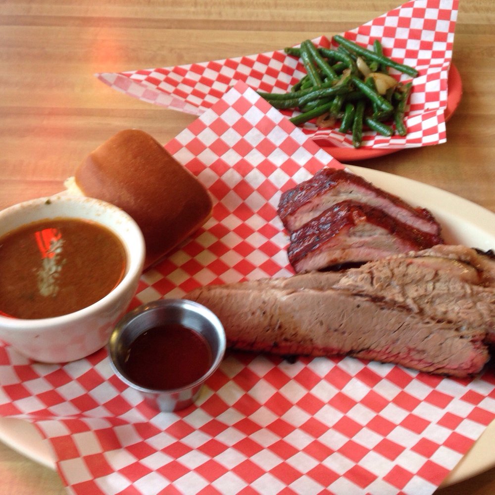 Hog Wild Bar-B-Que - Baby Back Ribs and Brisket plate .. - Barbeque Near Me - Placerville, California Hog Wild Bar-B-Que - Baby Back Ribs and Brisket plate .. - Barbeque Near Me - Placerville, California