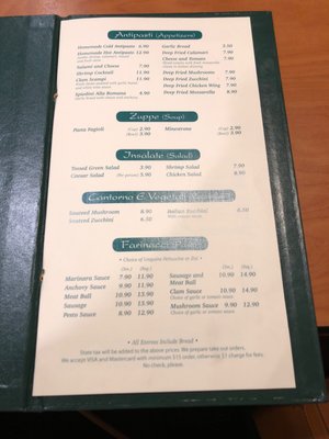 Menu photo 4 Assaggio Italian Restaurant Brawley, CA
