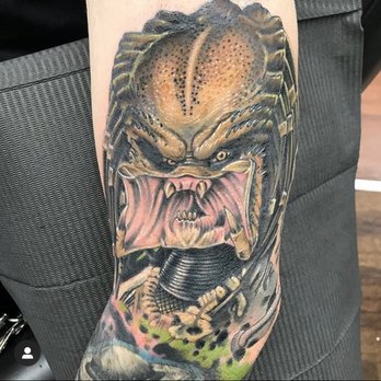 Funhouse Tattoo - Predator tattoo by Skott. - Tattoo Near Me - San Diego, California