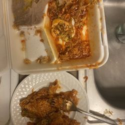 Muchas Gracias Mexican Food - Paided 32$ 15.50+10.25+6adds=... for the tan paste burito that came in containers for this 61$ total for the door dash,