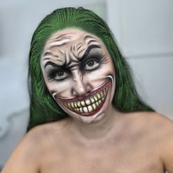 AV Glam Makeup & Lashes - Joker halloween makeup