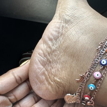 Aurora Nail Bar - After a pedicure no oil or lotion ! Don't waste no money - Nail Salons Near Me - Gilbert, Arizona