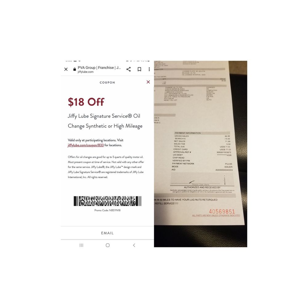 JIFFY LUBE Updated May 2024 23 Reviews 2909 Raeford Road