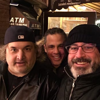 Comedy Cellar - The great Artie and Dave Atell coming up the stairs! - Comedy Clubs Near Me - New York, New York