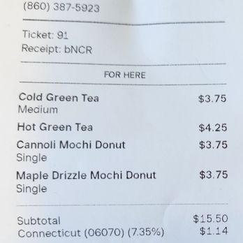 Tea Method - Two teas and two donuts - Coffee & Tea Near Me - Simsbury, Connecticut