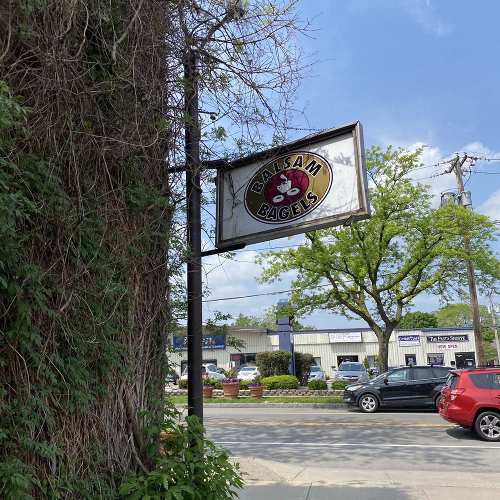 Balsam Bagels - a sign for balsam bagels - Bagels Near Me - Rochester, New York