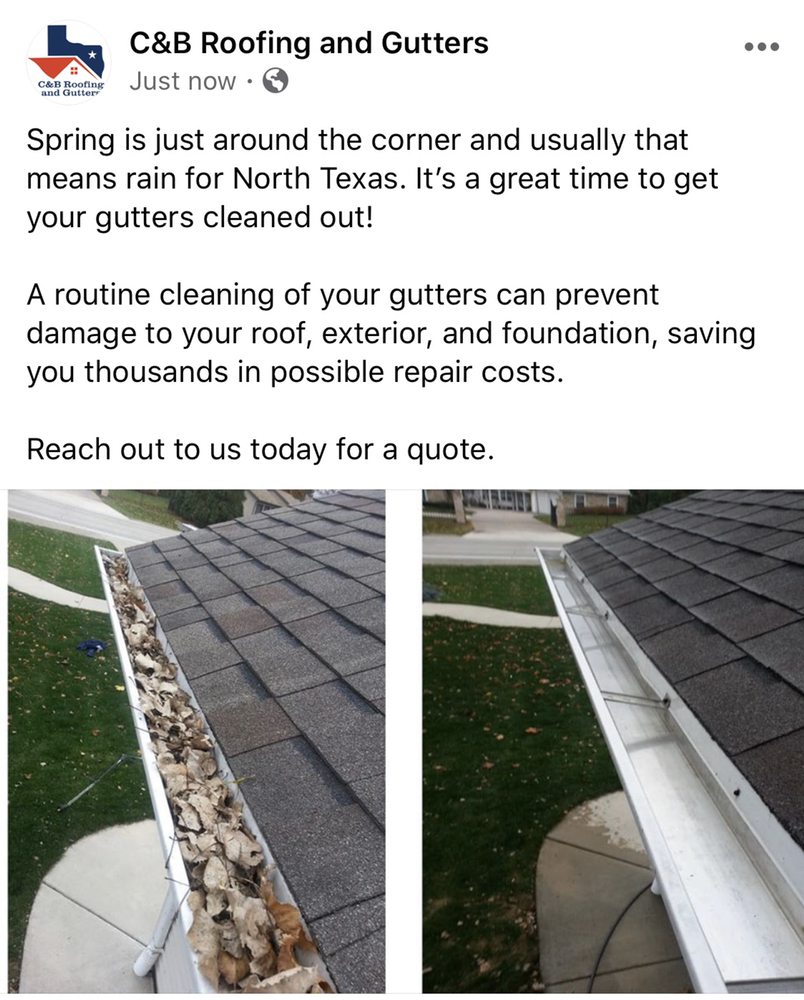 C&B ROOFING AND GUTTERS Updated April 2024 4100 Stadium Dr, Fort
