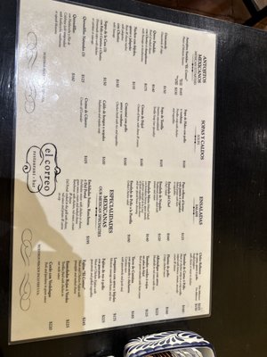 Menu photo 2 El Correo San Miguel de Allende, GUA Menu photo 2 El Correo San Miguel de Allende, GUA