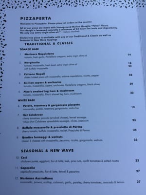 Menu photo 2 PizzAperta Pyrmont, NSW