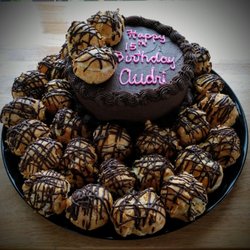 Delectable Desserts - Cream puffs and chocolate cake? Absolutely