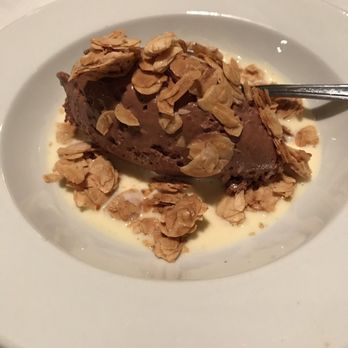 Hotel de Goudfazant - Chocolate mousse with almond crunch - Modern European Near Me - Amsterdam, New Hampshire