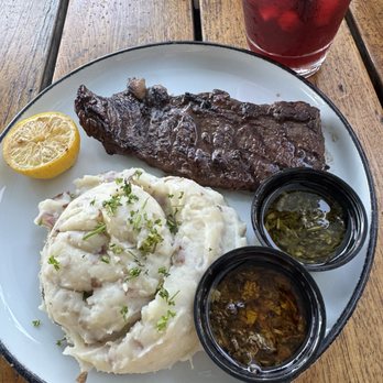 Gaucho Beach - 'Entrada'? Skirt steak and mashed potatoes - Sandwiches Near Me - Long Beach, California Gaucho Beach - 'Entrada'? Skirt steak and mashed potatoes - Sandwiches Near Me - Long Beach, California