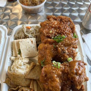 Jin’s Korean BBQ - Korean fried chicken, bean sprouts, tofu, Mac salad, fish cake - Hawaiian Near Me - Spring Valley, Nevada