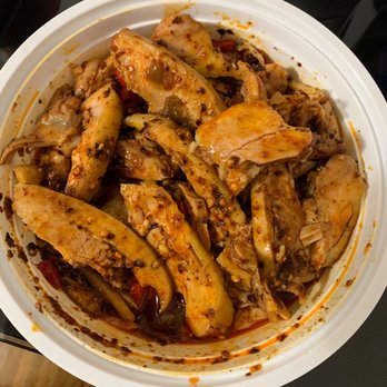 Szechuan House - 19. Poach Chicken Crispy Soy Bean Chili Sesame Soy - Szechuan Near Me - Flushing, New York Szechuan House - 19. Poach Chicken Crispy Soy Bean Chili Sesame Soy - Szechuan Near Me - Flushing, New York