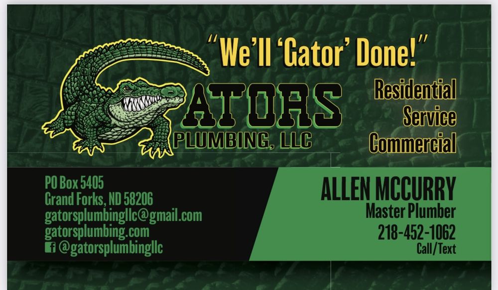Slide of Gators Plumbing