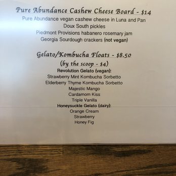 Cultured South - Vegan cheese board and Kombucha floats! - Coffee & Tea Near Me - Atlanta, Georgia