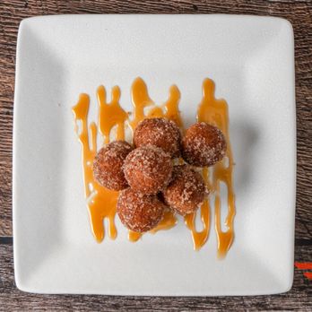 The Steakout - Donut Holes with cinnamon/sugar and drizzled with carmel sauce - Cheesesteaks Near Me - Fair Oaks, California