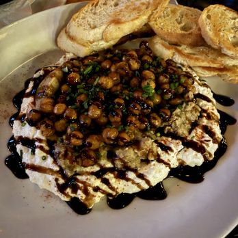 Pub Saint Pierre - Ricotta eggplant and chickpea salad - Pubs Near Me - Montreal, Quebec