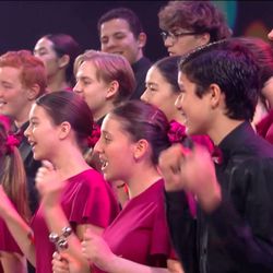 MUSYCA Children's Choir - MUSYCA performs at LA County Holiday Celebration, December 2024.