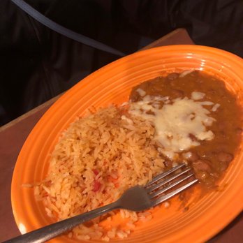 San Jose Mexican Restaurant - Yellow rice with fried beans. As you can see my kid loved it - Mexican Near Me - Columbia, South Carolina San Jose Mexican Restaurant - Yellow rice with fried beans. As you can see my kid loved it - Mexican Near Me - Columbia, South Carolina