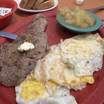 Sunrise Cafe - Steak, eggs, and spiced apples. - Breakfast & Brunch Near Me - Virginia Beach, Virginia