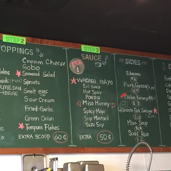 Poke N Roll - Menu - Japanese Near Me - Glendale, California