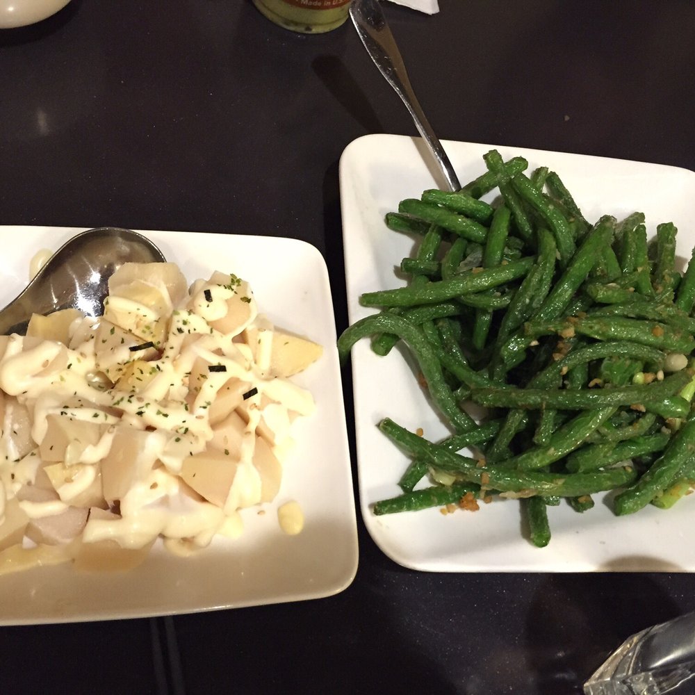 Facing East - The turnip dish with mayo worth avoiding, and green beans - Chinese Near Me - Bellevue, Washington Facing East - The turnip dish with mayo worth avoiding, and green beans - Chinese Near Me - Bellevue, Washington