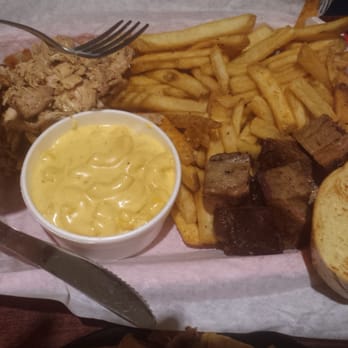Smokey D's BBQ - The Chicken, Burnt Ends,  Mac& Cheese,  and Potato Planks. ..All very tasty as well. - Barbeque Near Me - Des Moines, Iowa