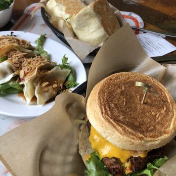 Pingala Cafe and Eatery - Chace Mill - Burger, wrap, dumplings, Broccoli Bites - Vegan Near Me - Burlington, Vermont Pingala Cafe and Eatery - Chace Mill - Burger, wrap, dumplings, Broccoli Bites - Vegan Near Me - Burlington, Vermont