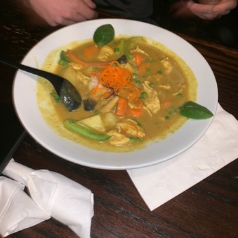Blu Basil Wine & Grill - Chicken coconut curry - Vietnamese Near Me - Lafayette, Louisiana Blu Basil Wine & Grill - Chicken coconut curry - Vietnamese Near Me - Lafayette, Louisiana
