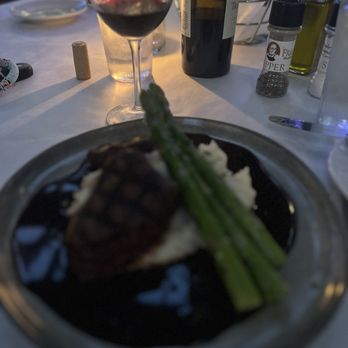 Frank's Restaurant & Bar - steak and asparagus - Seafood Near Me - Pawleys Island, South Carolina Frank's Restaurant & Bar - steak and asparagus - Seafood Near Me - Pawleys Island, South Carolina