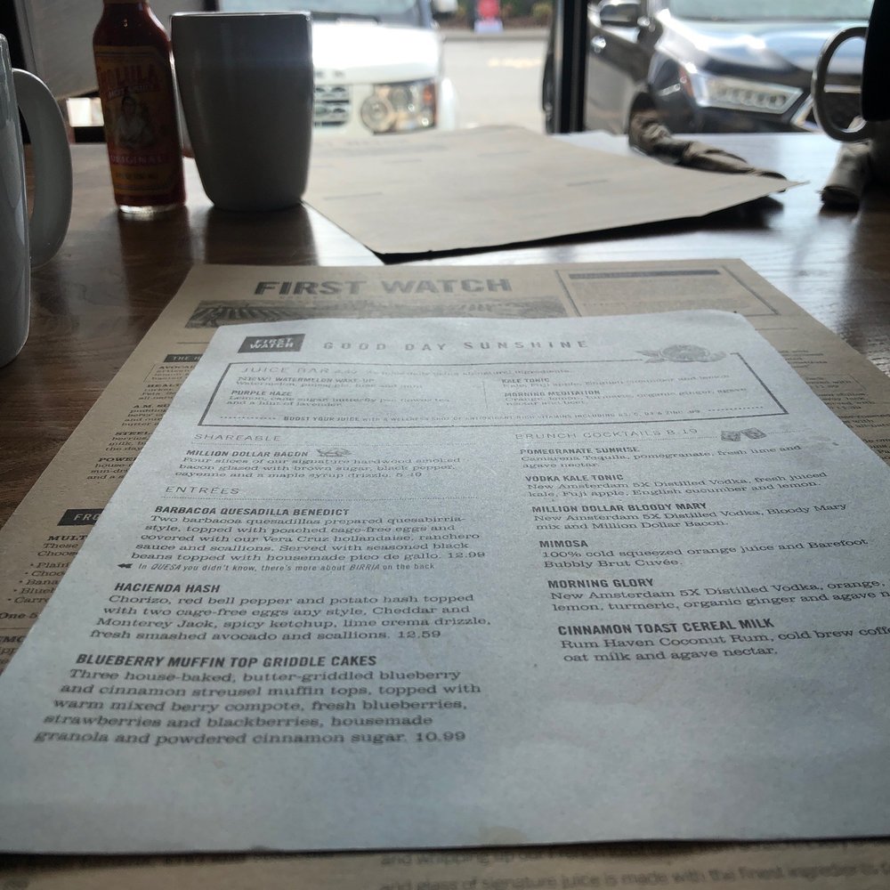 First Watch - Breakfast & Brunch Near Me - Greensboro, North Carolina