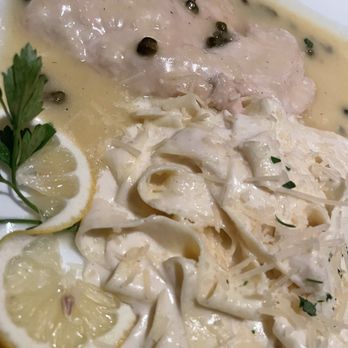 Claudiana Italian Restaurant - Chicken Piccata - not my best photo, but it was delicious! - Italian Near Me - Columbus, Ohio