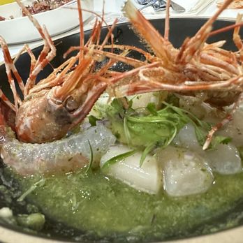 Holbox - Scallop and spot prawn aguachile - Latin American Near Me - Los Angeles, California Holbox - Scallop and spot prawn aguachile - Latin American Near Me - Los Angeles, California