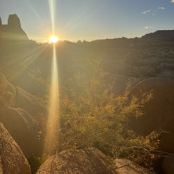 The District Recovery Community - Sunset at Joshua Tree after the group outing.