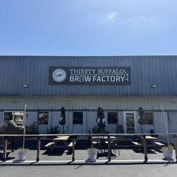 Thirsty Buffalo Brew Factory - Front patio