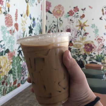 Dots Cafe - Iced Vietnamese Coffee -- pass on this one - Cafes Near Me - Pasadena, California