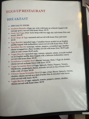 Menu photo 5 Eggs Up Restaurant Portland, CT Menu photo 5 Eggs Up Restaurant Portland, CT